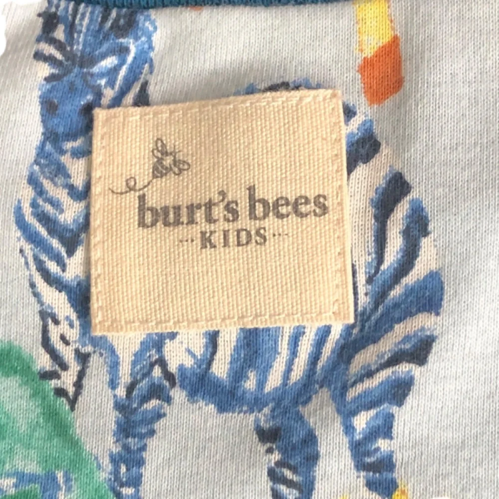 Burt's Bees Kids Organic Cotton Pajama Tops ONLY Sizes 2T, 3T - Picture 2 of 10